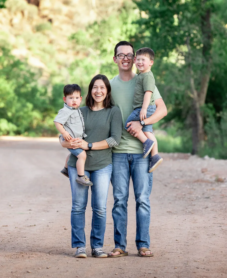 Dr. Andrew Kakishita with his family